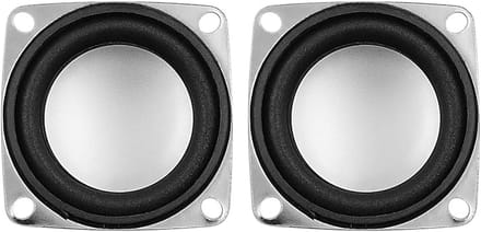 Set van 2 Full Range Luidsprekers 4 Ohm voor DIY Audio Projecten