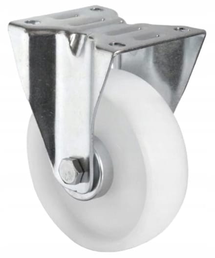 Rader - Vaste Kunststof Wielenset - 100 mm - Glijlager
