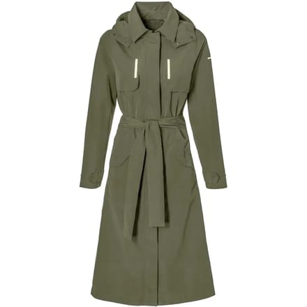 Waterdicht damesjack Basil MosseTrench-Coat