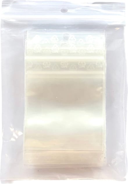25x Gripzakjes 15x10cm - Cadebo - Zakje van 25 stuks - Transparant