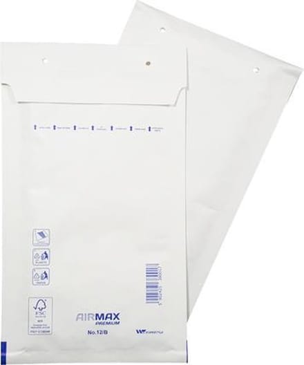 15 stuks - Luchtkussen enveloppen B (Bubbeltjes envelop B/12) 120 x 215 mm