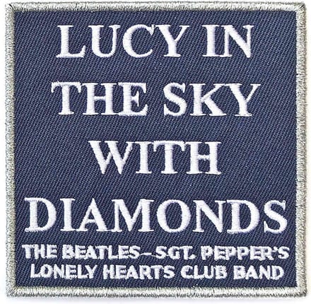The Beatles - Lucy In The Sky With Diamonds Patch - Zwart