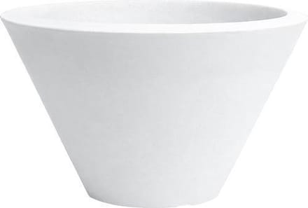 Bloemschaal Plantschaal Rond Chiron 50x29cm WIT Nicoli