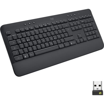 Logitech Signature K650 - Draadloos Toetsenbord - DE QWERTZ - Graphite