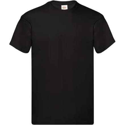 Fruit of the Loom - Original T - Black - L