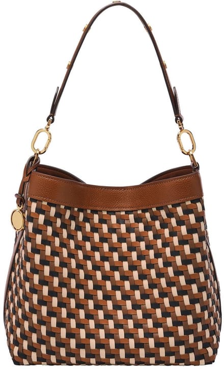 FOSSIL Schoudertas Jessie Bucket Shoulder Bag Brown Bruine