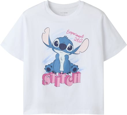 NAME IT - TKFMASRI STITCH SS NREG TOP BOX NOOS WDI - Meisjes - T-shirts