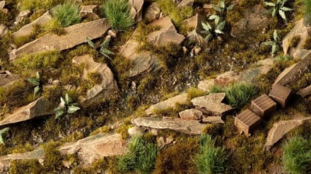 Dark Moss Tufts (2mm)