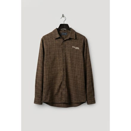 Heren Relaxed Fit Geruite Poplin Overhemd