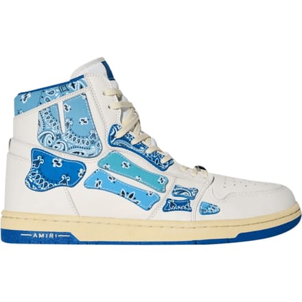 Amiri Skel Top Hi Bandana Blauw