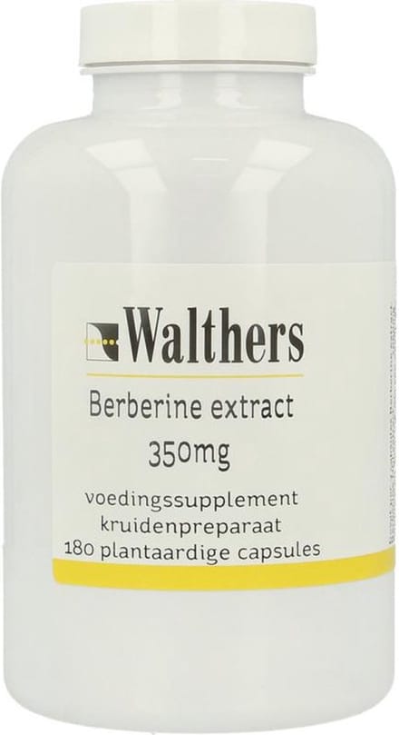 Walthers Berberine extract 350mg 180 Vegetarische capsules