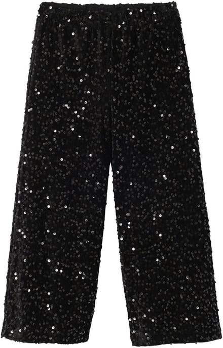 Vertbaudet Wijde broek voor meisjes met pailletten