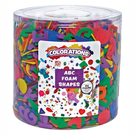 Colorations - ABC Foam Letters in Bucket 2208pcs.