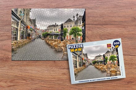 Puzzel Breda - Terras - Nederland - Legpuzzel - Puzzel 500 stukjes