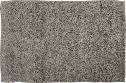 MSV Badkamerkleedje/badmat - voor op de vloer - taupe - 45 x 70 cm - polyester/katoen