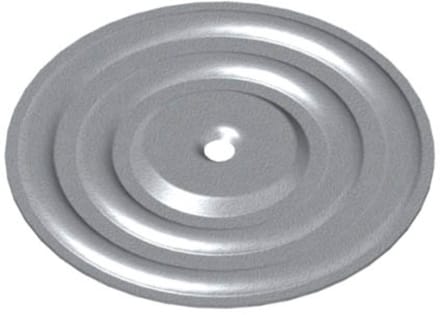 Eurofast drukverdeelplaat Ø 70 x 0.5 mm N5 vlak 100 stuks