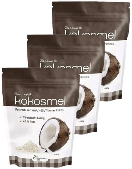 Sukrin | Kokosmeel | 3 Stuks | 3 x 400g