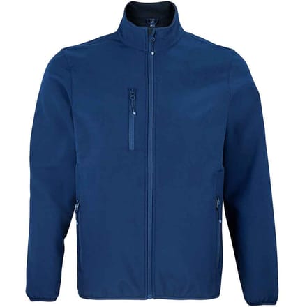 SOLS Heren Falcon Soft Shell Jas (Afgrond blauw)