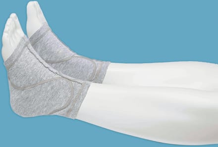 Hiel- en enkel beschermer met gel : Large 30-35 cm - per paar