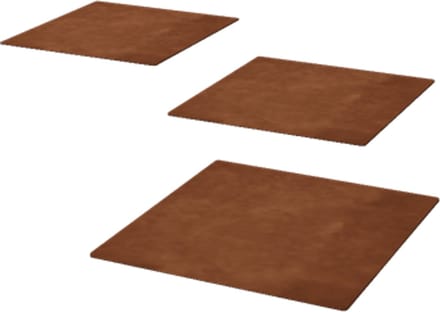 Cortenstaal staptegel - Vierkant - 30x30cm - Roestkleur - MySteel