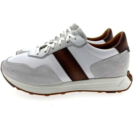 Magnanni Phoenix Sneakers - Leer - Heren - Wit - Maat 40