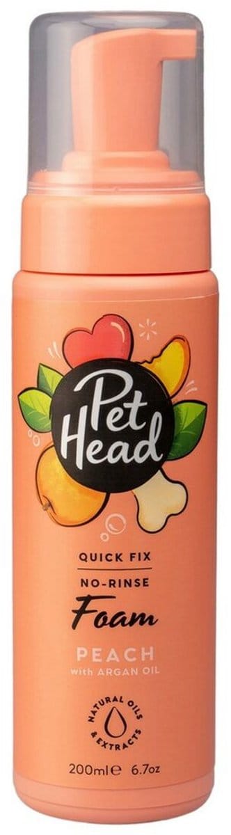 Reinigingsschuim Pet Head Quick Fix Hond Perzik (200 ml)