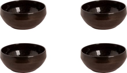 Palmer - Schaal - Kom - Bama Copper - 45 cl - 15 cm - Koperkleurig - Stoneware - Schalenset - 4 stuks