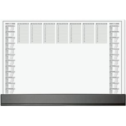 Sigel H6365 Bureau onderlegger Papier Weekplanner Met beschermflap (b x h) 59.5 cm x 41 cm 2026, 2027 40 vellen