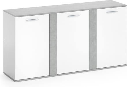 Vicco Novelli Sideboard – 40 x 80 cm met deuren Beton
