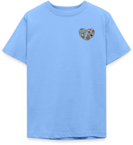Sesamstraat Koekiemonster Hart T-Shirt Tiener