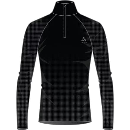 ODLO Bl Top Turtle Neck L/S Half Zip Performance Warm Eco Thermoshirt Heren - Maat M