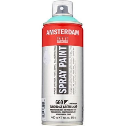 Spraypaint - 660 Turkooisgroen Licht - Amsterdam - 400 ml