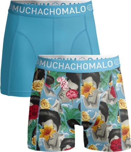Muchachomalo-2-pack onderbroeken voor mannen-Elastisch Katoen-Boxershorts - Maat M