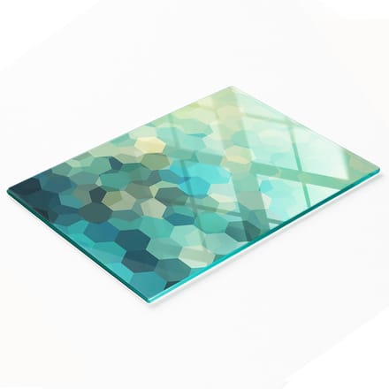 Multifunctionele decoratieve snijplank voor de keuken, gehard abstract 80x52 cm