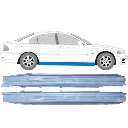 Volledige dorpel voor BMW 3 E46 1998-2006 / Links + Rechts / COMBI / SEDAN / Set