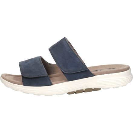 Gabor Rollingsoft Slippers blauw Suède - Maat 9