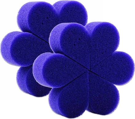 Superstar Schmink sponsjes - 12x - blauw