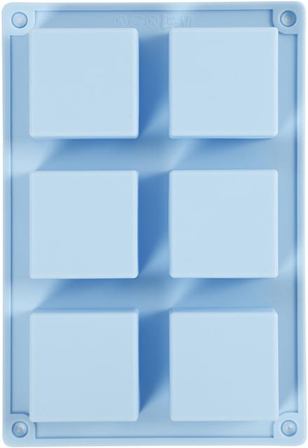 Siliconen vormen, H: 2,5 cm, L: 5 cm, B: 5 cm, 60 ml, 1 stuk