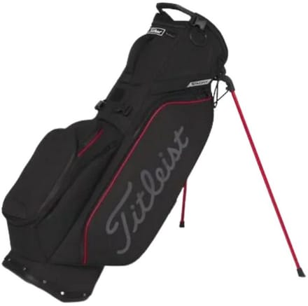 Titleist Players S5 StaDry Standbag Black Red Graphite