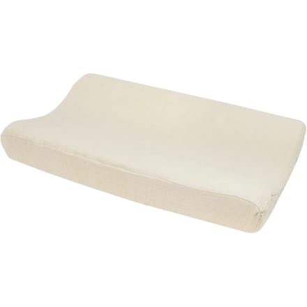Meyco Baby Uni aankleedkussenhoes - pre-washed hydrofiel - soft sand - 50x70cm
