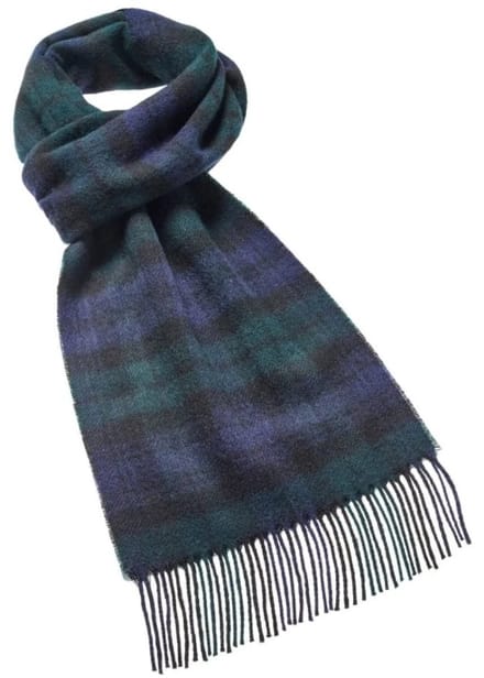 Sjaal Tartan Blackwatch - Merino Lamswol - 25 x 190 - Bronte by Moon