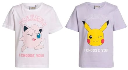 Pokemon - T-shirts - Maat 104/110 - 2 stuks - Kinder