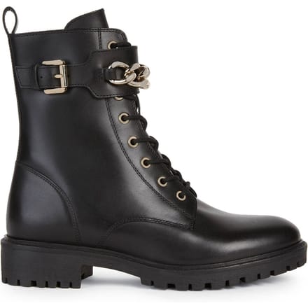 Geox - Maat 39 - Hoara Zwarte Veterboot