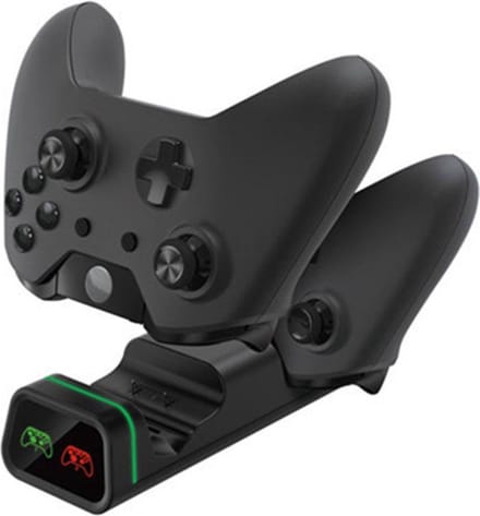 XBOX ONE / Xbox Slim / Xbox X Controller Oplaadstation Docking station Laadstation Dual Sense charging station Accessoires - Oplader - Charger - 2 Controllers - Oplaad kabel PS5 controller TYX-19006