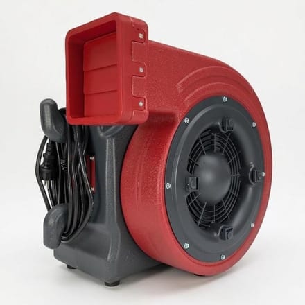 Krachtige Blower - Luchtblazer Ventilator - Springkussen Opblazen - Veilig Stapelbaar Ontwerp - 1100 Watt - Rood