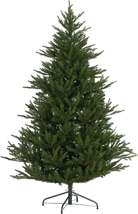 HOMCOM decoratieve kerstboom - kunststof/metaal - Ø110x183 cm - groen