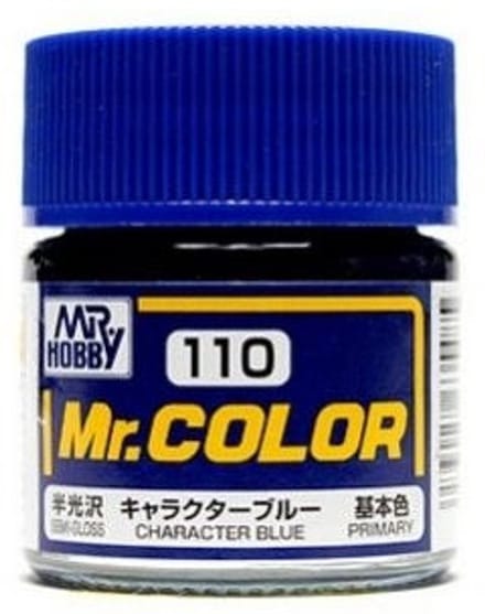 Gunze Mr. Hobby C-110 - Mr. Color 10 ml Character Blue - Lacquer Modelbouwverf