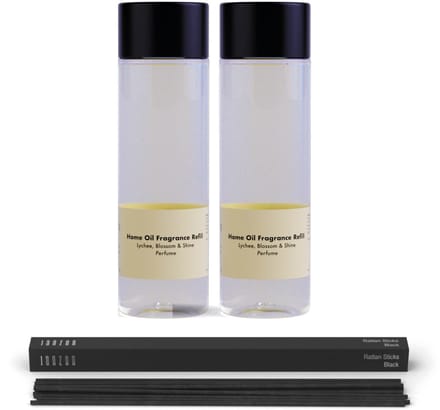 JANZEN Home Fragrance Refill &C Lychee Blossom & Shine 2-pack Incl. Sticks