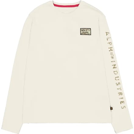 T-shirt met lange mouwen camouflage Alpha Industries