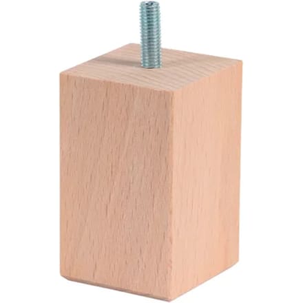 Duraline Meubelpoot Vierkant Hout 5x5x8cm Beuken Fsc